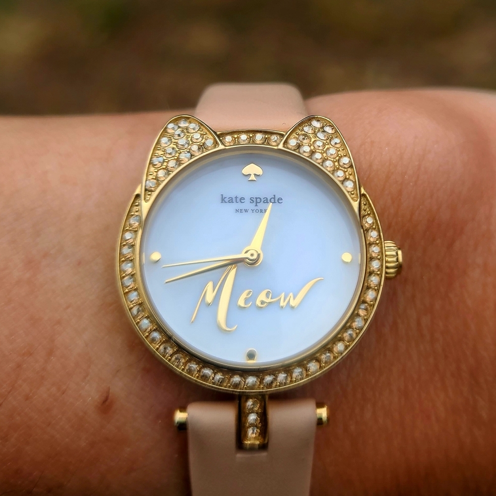 Kate Spade Kitty Watch w/box
